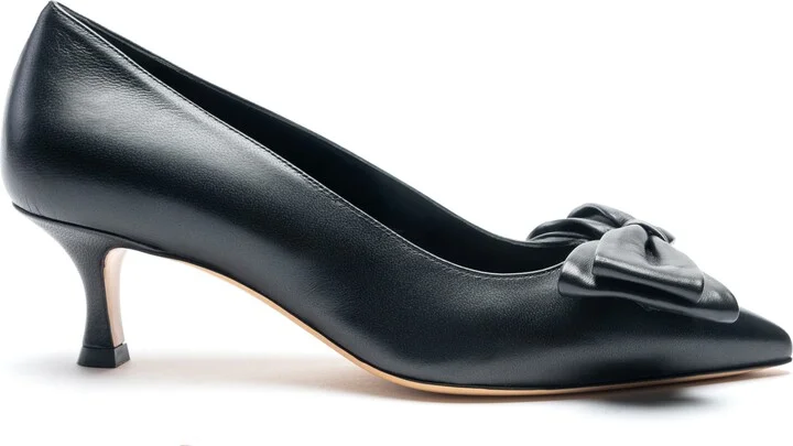 Nadia Pointed Toe Kitten Heel Pump - Image 8