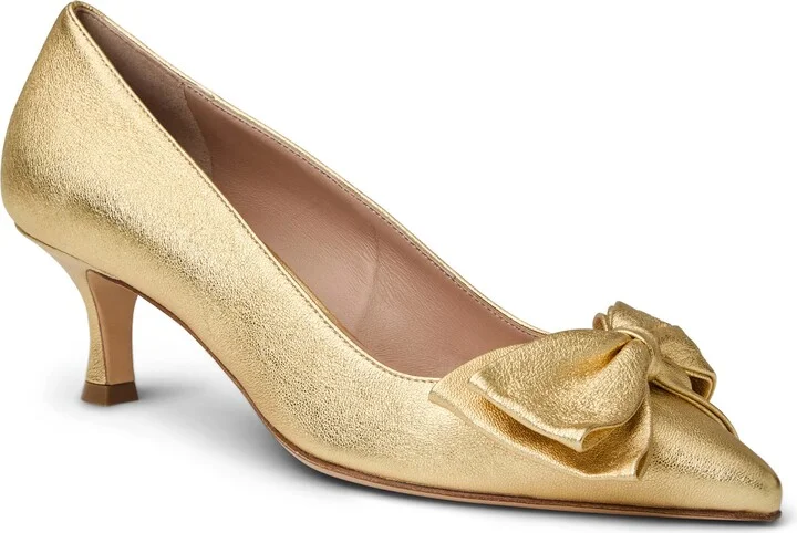 Nadia Pointed Toe Kitten Heel Pump