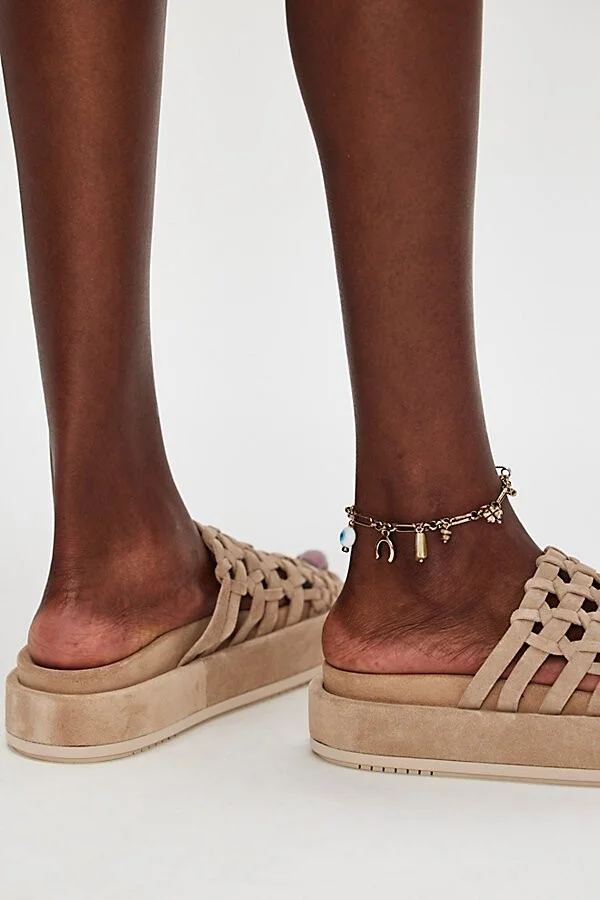 Nadira Suede Flatform Sandals - Image 3