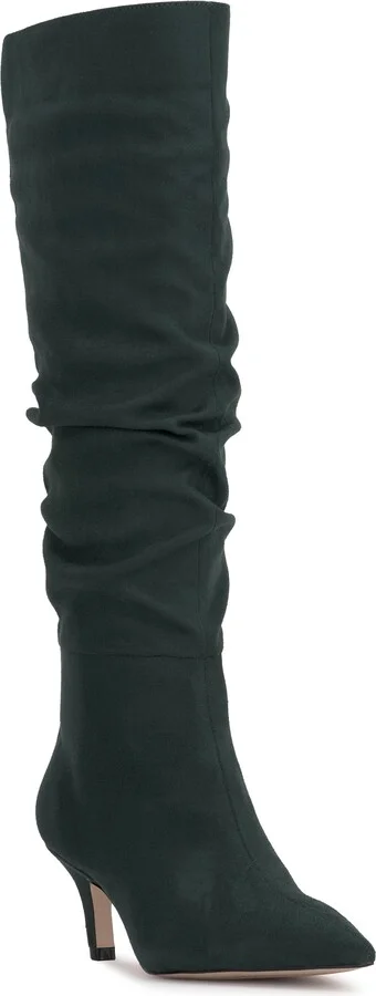 Naevy Pointed Toe Knee High Boot