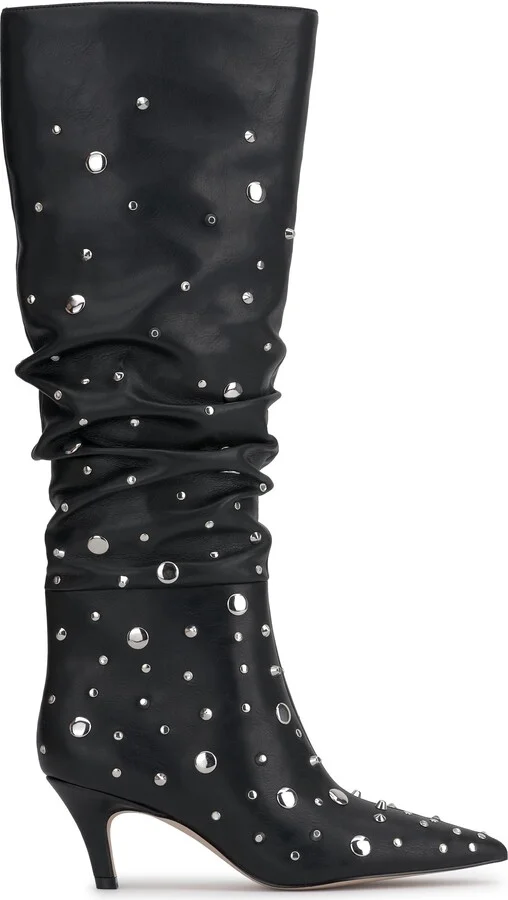 Naevy Slouch Pointed Toe Knee High Boot - Image 3
