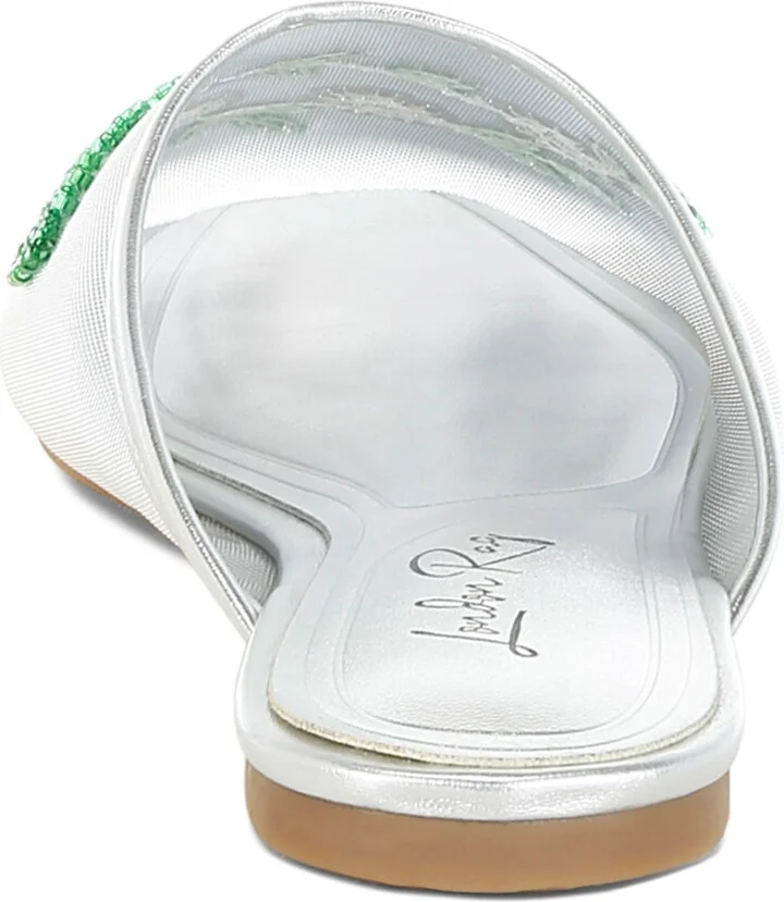 Nahra Embellished Mesh Mule - Image 4