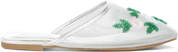 Nahra Embellished Mesh Mule - Image 5