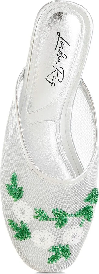 Nahra Embellished Mesh Mule - Image 6