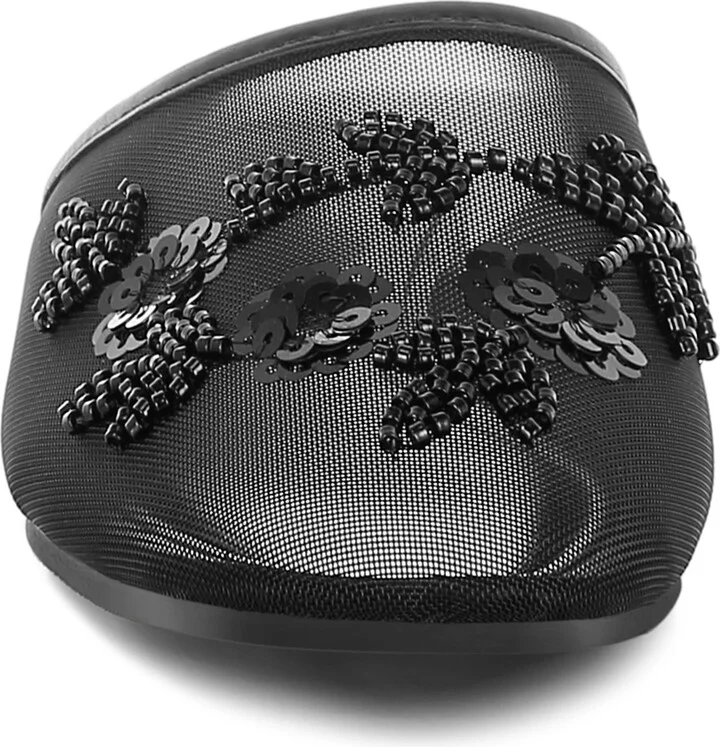 Nahra Embellished Mesh Mule - Image 3