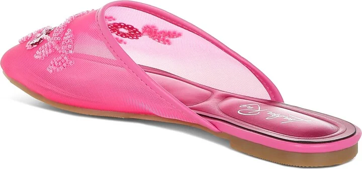 Nahra Embellished Mesh Mule - Image 11