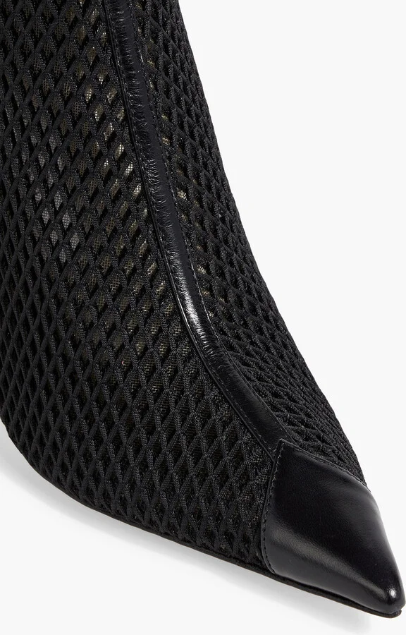 Naidoo 90 mesh and leather ankle boots - Image 4