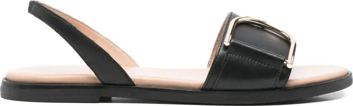 Naileen buckle slingback sandals
