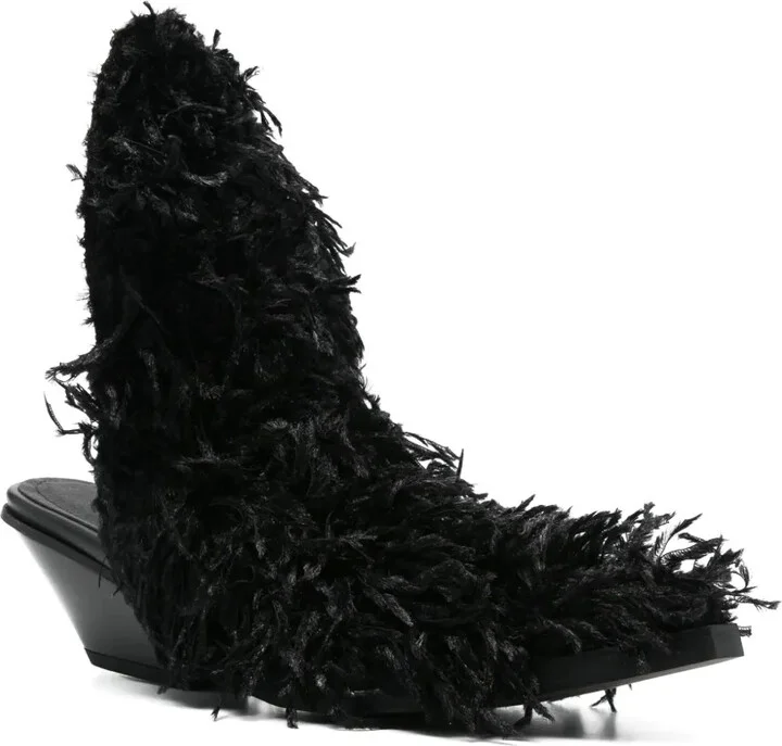 Naima 55mm feather mules - Image 2