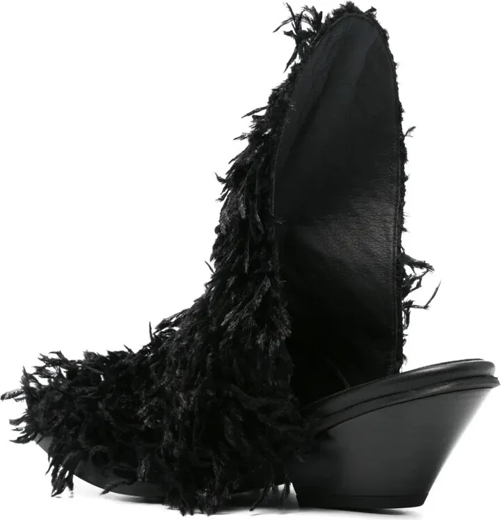 Naima 55mm feather mules - Image 3