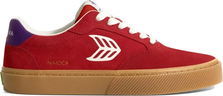 Naioca leather lace-up sneakers