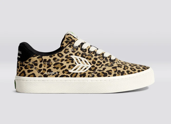 NAIOCA Leopard Print Canvas Sneaker Women - Image 3