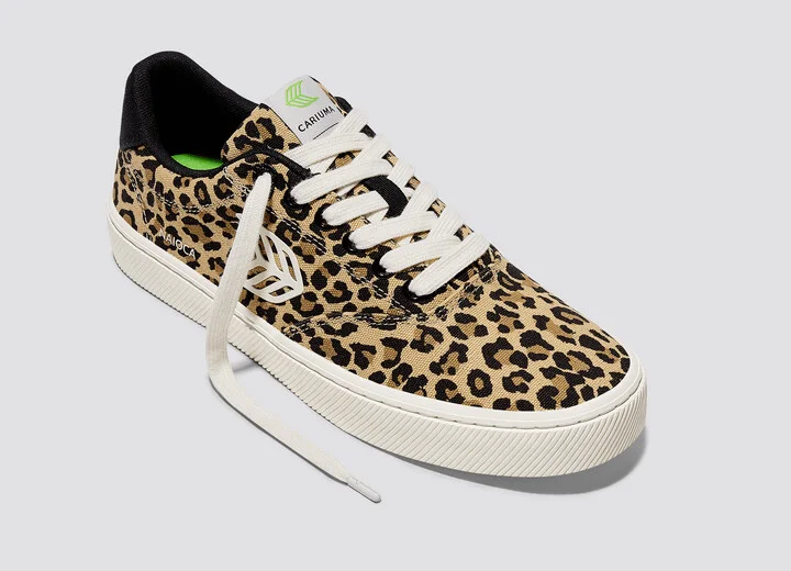 NAIOCA Leopard Print Canvas Sneaker Women - Image 4