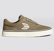 NAIOCA PRO Burnt Sand Suede and Canvas Ivory Logo Sneaker Men - Image 9