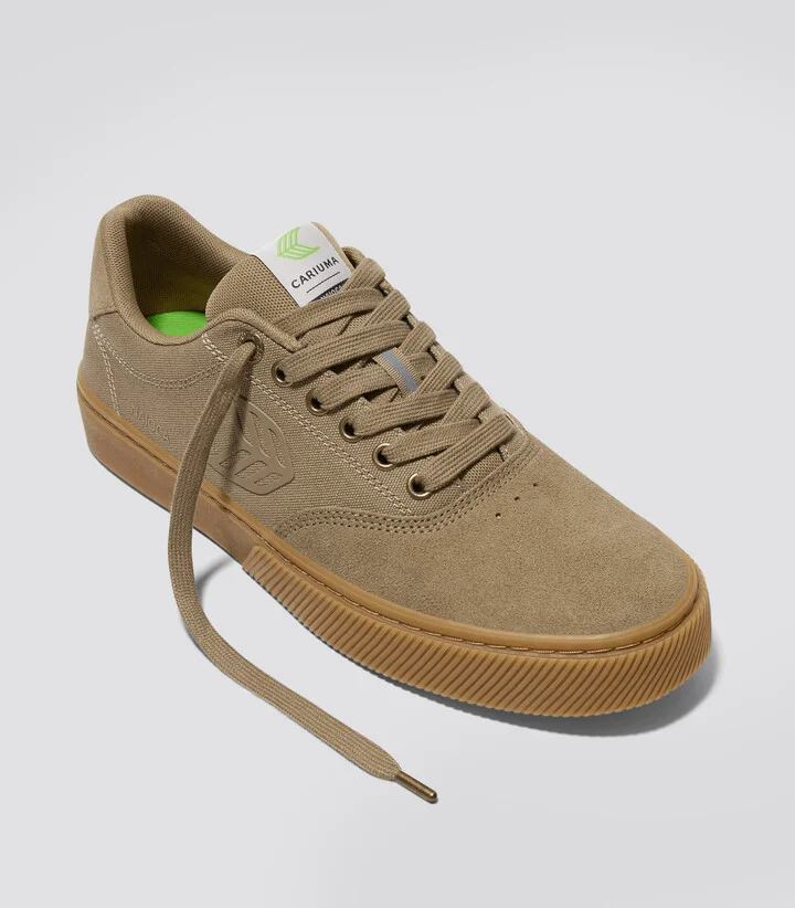 NAIOCA PRO Gum Burnt Sand Suede and Canvas Burnt Sand Logo Sneaker Men - Image 2