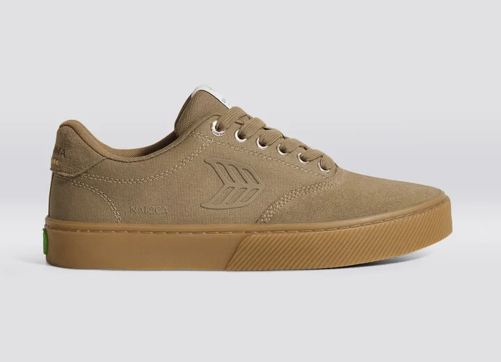 NAIOCA PRO Gum Burnt Sand Suede and Canvas Burnt Sand Logo Sneaker Men - Image 3