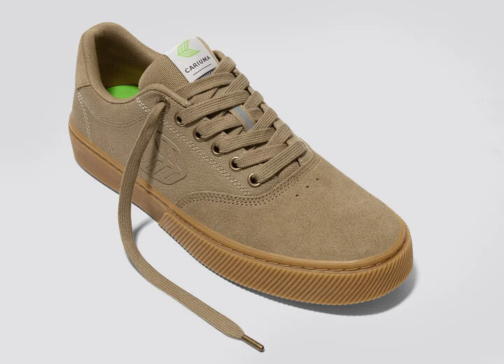 NAIOCA PRO Gum Burnt Sand Suede and Canvas Burnt Sand Logo Sneaker Men - Image 4