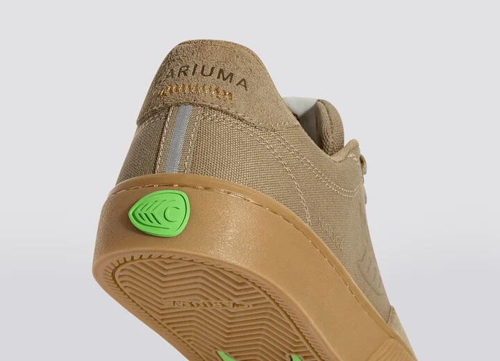 NAIOCA PRO Gum Burnt Sand Suede and Canvas Burnt Sand Logo Sneaker Men - Image 6