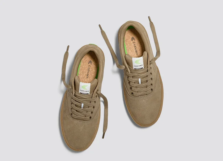 NAIOCA PRO Gum Burnt Sand Suede and Canvas Burnt Sand Logo Sneaker Men - Image 7