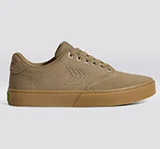 NAIOCA PRO Gum Burnt Sand Suede and Canvas Burnt Sand Logo Sneaker Men - Image 9