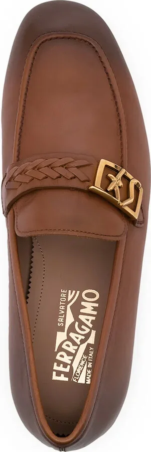 Nairobi logo plaque loafers - Image 4
