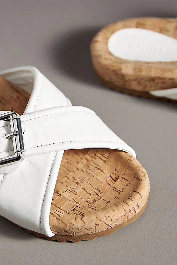 Nairobi Sporty Leather Slide Sandals - Image 3