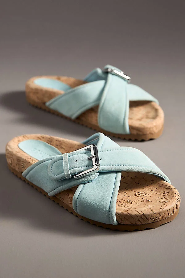 Nairobi Sporty Leather Slide Sandals - Image 2