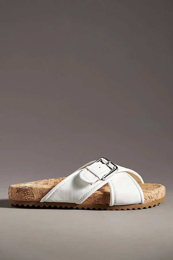Nairobi Sporty Leather Slide Sandals