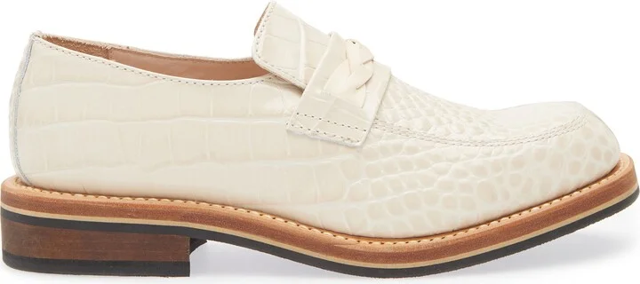 Nakano Croc Embossed Leather Loafer - Image 3