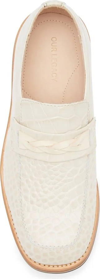 Nakano Croc Embossed Leather Loafer - Image 5