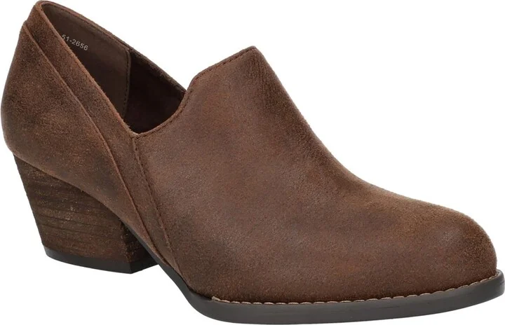 Nakia Womens Faux Leather Slip On Booties