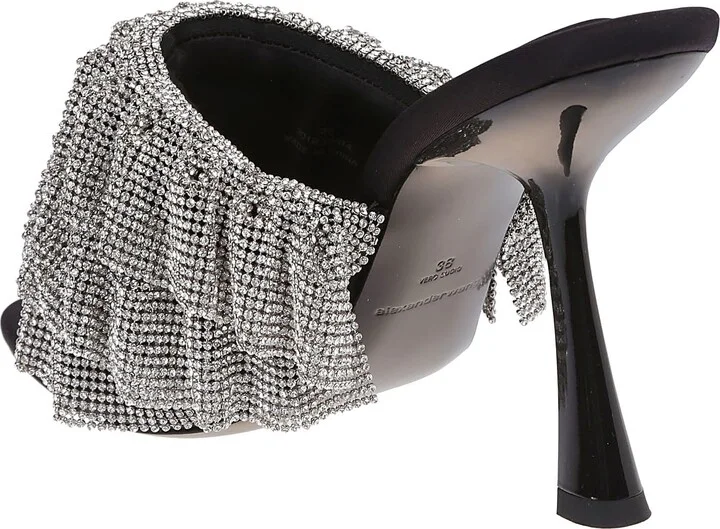 Nala 105 Crystal Ruffle Sandals - Image 3