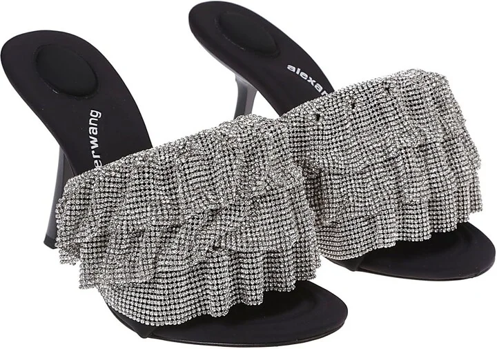 Nala 105 Crystal Ruffle Sandals - Image 5