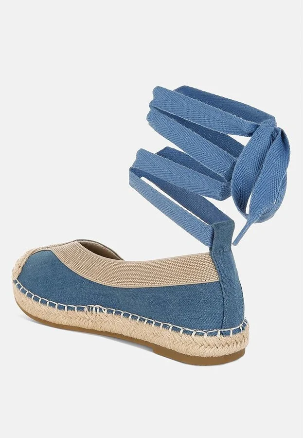 Nalya Detachable Lace Up Espadrille Sandals - Image 3