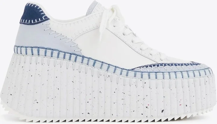 Nama Low-Top Wedge Sneakers