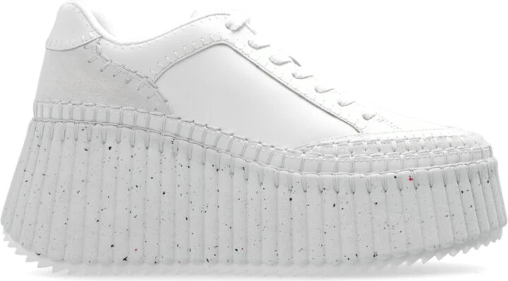 ‘Nama’ Platform Sneakers, , - White