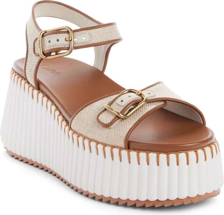 Nama Platform Wedge Sandal