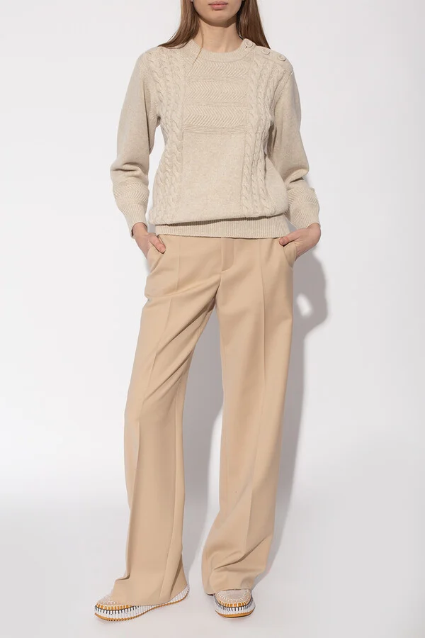 ‘Nama’ Sneakers, , - Beige - Image 2