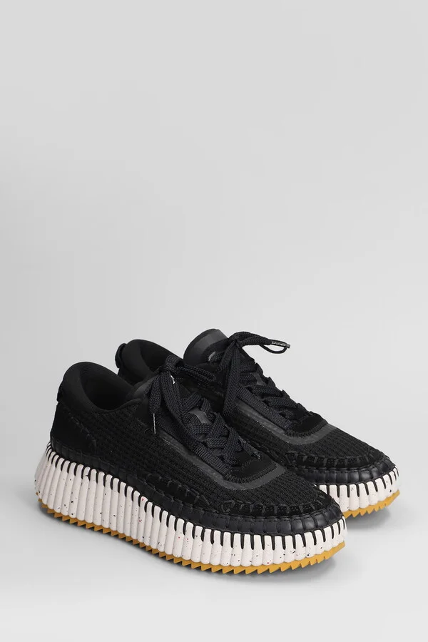 Nama Sneakers In Black Fabric - Image 2