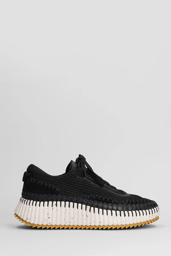 Nama Sneakers In Black Fabric