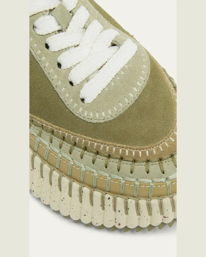 Nama Suede Stitch Walking Sneakers - Image 2
