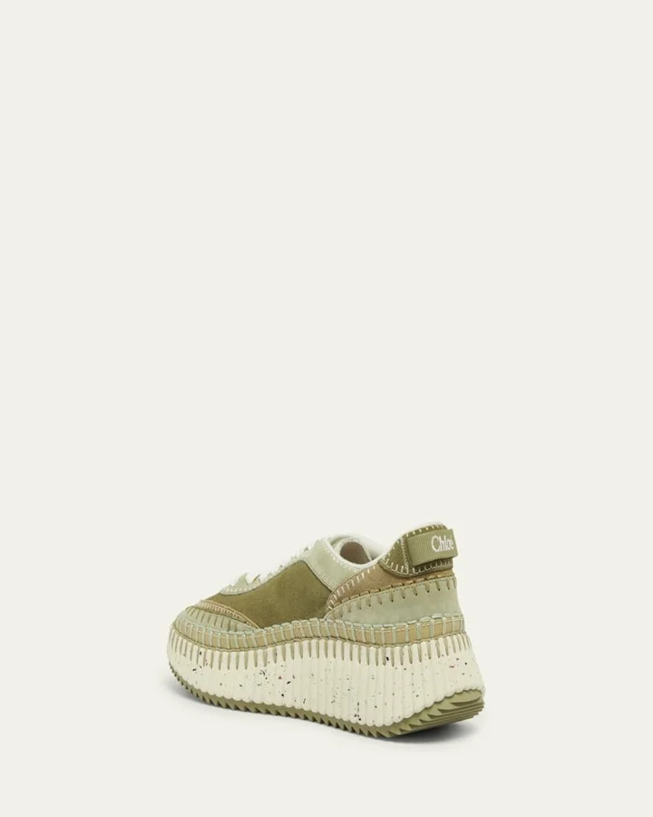 Nama Suede Stitch Walking Sneakers - Image 4