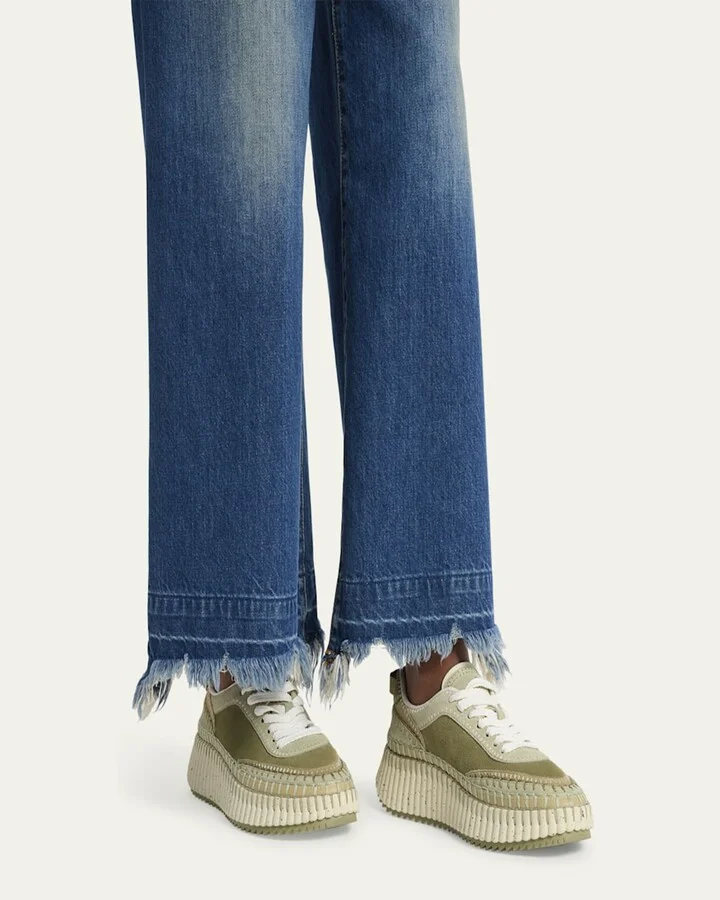Nama Suede Stitch Walking Sneakers - Image 5