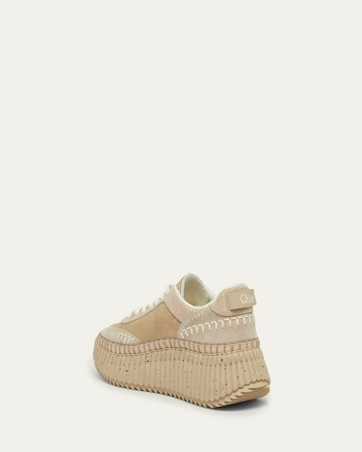 Nama Suede Stitch Walking Sneakers - Image 8