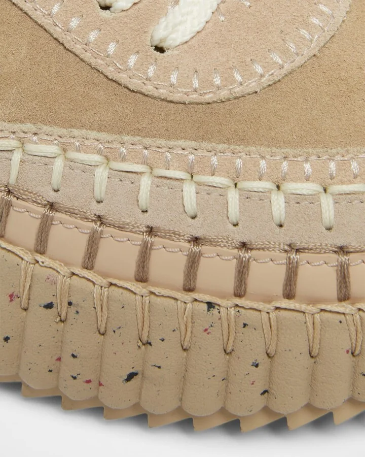 Nama Suede Stitch Walking Sneakers - Image 2