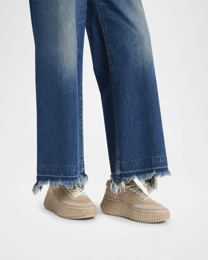 Nama Suede Stitch Walking Sneakers - Image 4