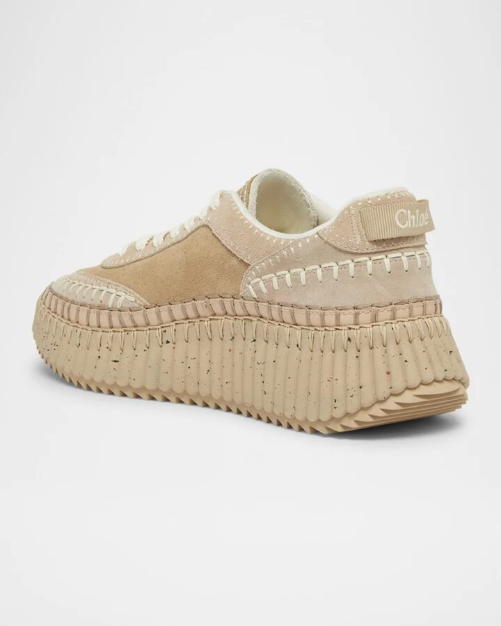 Nama Suede Stitch Walking Sneakers - Image 8