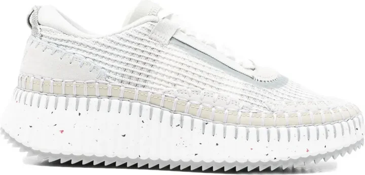 Nama textured lace-up sneakers