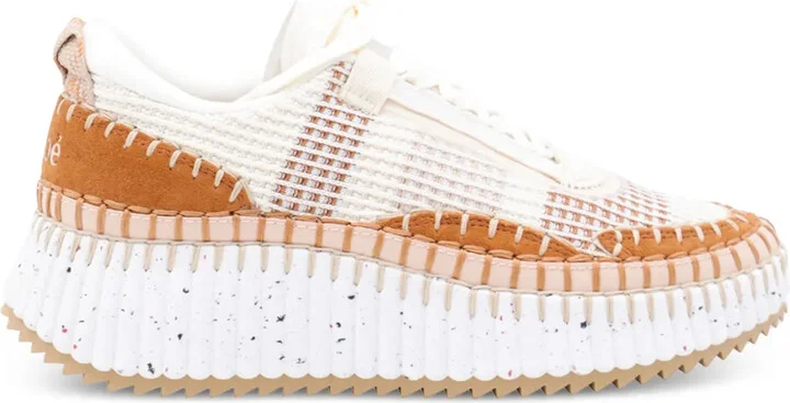 Nama textured-sole lace-up sneakers