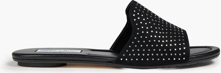 Nanda studded suede slides